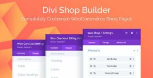 Divi Shop Builder GPL